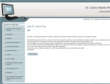 Tablet Screenshot of drcarlosrey.site.med.br