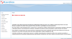 Desktop Screenshot of kardios.site.med.br