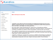 Tablet Screenshot of kardios.site.med.br