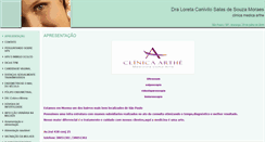 Desktop Screenshot of loreta.site.med.br