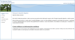 Desktop Screenshot of drmarcelopedro.site.med.br