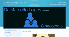 Desktop Screenshot of drmarcellolopes.site.med.br