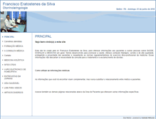 Tablet Screenshot of drfranciscosilva.site.med.br