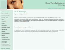 Tablet Screenshot of drkleberjunior.site.med.br
