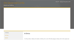 Desktop Screenshot of drageysalealcorrea.site.med.br