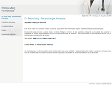 Tablet Screenshot of drpedroming.site.med.br