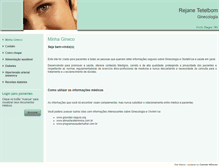 Tablet Screenshot of minhagineco.site.med.br