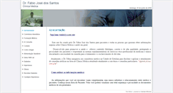 Desktop Screenshot of drsantos.site.med.br