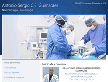 Tablet Screenshot of drantonioguimaraes.site.med.br