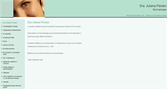 Desktop Screenshot of julianafloriani.site.med.br