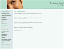 Tablet Screenshot of julianafloriani.site.med.br