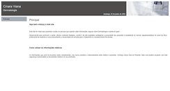 Desktop Screenshot of dracinara.site.med.br