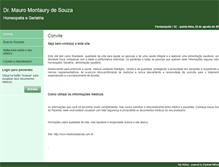 Tablet Screenshot of mauromontaury.site.med.br