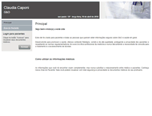 Tablet Screenshot of caponi.site.med.br