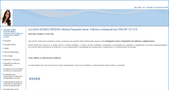 Desktop Screenshot of drajuliana.site.med.br