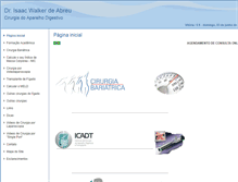 Tablet Screenshot of drisaacwalker.site.med.br