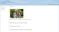 Desktop Screenshot of drcesarnucci.site.med.br
