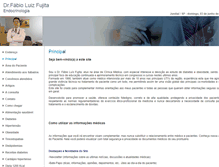 Tablet Screenshot of drfabiofujita.site.med.br
