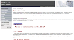 Desktop Screenshot of drmaurokarl.site.med.br