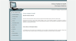 Desktop Screenshot of haddadastolfi.site.med.br