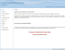 Tablet Screenshot of drlucianooliveira.site.med.br