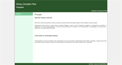 Desktop Screenshot of drdirceu.site.med.br