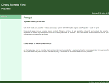 Tablet Screenshot of drdirceu.site.med.br