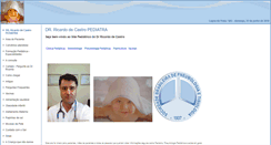 Desktop Screenshot of drricardodecastro.site.med.br