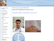 Tablet Screenshot of drricardodecastro.site.med.br
